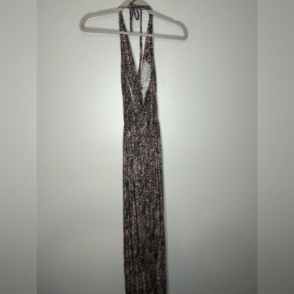Rachel Pally V Neck Snake print Maxi Dress - Picture 2 of 3